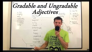 GRADABLE AND NON GRADABLE ADJECTIVES [upl. by Netsirc]