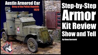 Miniart Models 135 Austin Armored Car Review [upl. by Ala529]