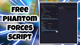 FREE Phantom Forces Script  Silent Aim  Esp  No Recoil  AND MORE  PASTEBIN [upl. by Reid657]