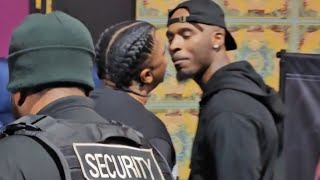 HITMAN HOLLA amp GEECHI GOTTI ALMOST FIGHT AT BAGS AND BODIES FACE OFF [upl. by Llertnac]