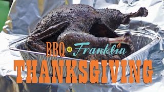 BBQ with Franklin Thanksgiving part 1 [upl. by Ellerehc]