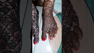 Pairon ki simple mehandi designmehndi mehandidesign [upl. by Hsetirp811]