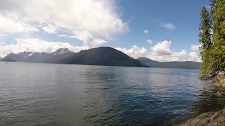 Trail to hotspring on Douglas channel in Kitimat BC [upl. by Seugram]