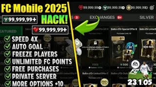 FC mobile mod menu ll V23105 UNLIMITED MONEY ll FC MOBILE HACK ll free shop [upl. by Grenier]