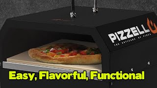 PIZZELLO Wood Fired Outdoor Pizza Oven 2 Layer Detachable Outside Ovens [upl. by Seilenna]