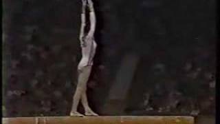 Nadia Comaneci  1980 Olympics EF  Balance Beam [upl. by Gnidleif543]