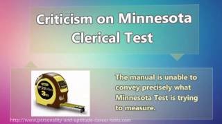 How to encounter Minnesota Clerical Test [upl. by Eirruc569]