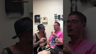 MrBased Tells Joshua Block to Smoke Cigarettes inside the Hospital worldoftshirts joshuablock [upl. by Higley]