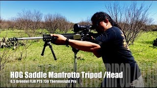 HOG Saddle Manfrotto Tripod w Manfrotto Head 65 Grendel [upl. by Aerdnwahs218]