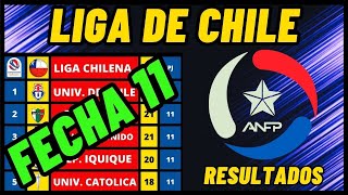 TABLA DE POSICIONES CAMPEONATO CHILENO 2024 FECHA 11  RESULTADOS DELA LIGA DE CHILE 2024 [upl. by Imogen]