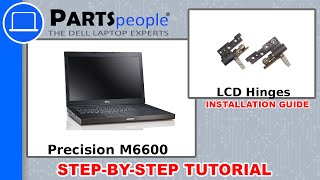 Dell Precision M6600 LCD Hinge HowTo Video Tutorial [upl. by Ellekcim858]