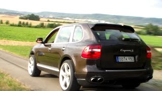 Porsche Cayenne S revs amp lovely sound HD [upl. by Ahsets]