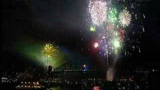 Midnight Sydney NYE 20082009 Fireworks FULL HD QUALITY Part 22 [upl. by Animaj511]