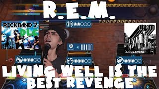 REM  Living Well Is the Best Revenge  Rock Band 2 DLC Expert Full Band October 5th 2010 [upl. by Ahsitam]