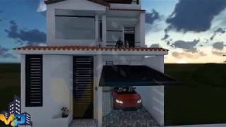 VIVIENDA 600m x 2000m MODELO 2  2018 [upl. by Willyt59]