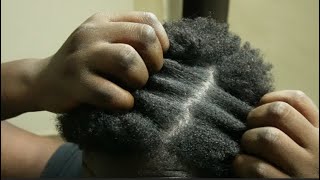 ASMR Hair Pulling Scalp Scratching amp Hair Oiling [upl. by Sephira]