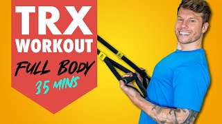 Build Muscle in 35 Minutes  Beginner TRX Workout [upl. by Brinson]