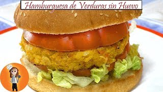 Hamburguesas de Verduras sin Huevo  Receta de Cocina en Familia [upl. by Eittod]