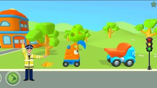 Road cleaning jcb cartoon video cartoon children 3dgames cartoonvideo [upl. by Assira]