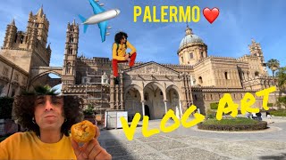 ✈️ Milano  Palermo 🌴 in giornata ☀️ VLOG ART Episodio 5 🎬 [upl. by Nivaj]