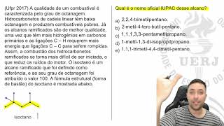 🔥 A qualidade de um combustível é caracterizada pelo grau de octanagem Hidrocarbonetos [upl. by Krahmer]