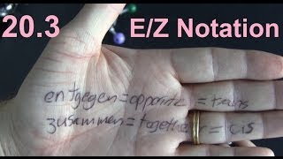 203 EZ Isomerism Naming and Drawing HL IB Chemistry [upl. by Attenauqa]