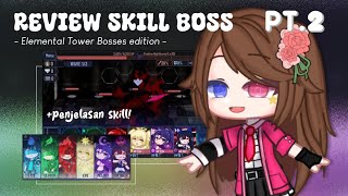 Review Kekuatan Boss di Gacha Club Part 2  Elemental Tower Bosses [upl. by Eselrahc629]