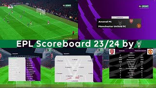 PES 2017 EPL 2324 in K Sport Mod By Vcbjh Update for Sider [upl. by Zennas]