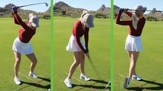 How to Swing a Golf Club  Being Basic with Paige Beginner Golfer Series [upl. by Warrin723]