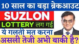 suzlon share latest news  suzlon share breakout  suzlon share news today  suzlon share analysis [upl. by Erodeht]