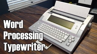 The Weird TypewriterComputer Hybrid Smith Corona PWP3200 [upl. by Mazonson]