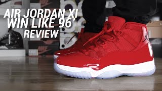 AIR JORDAN 11 WIN LIKE 96 REVIEW [upl. by Orsino]