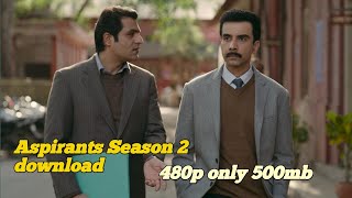 TVF Aspirants  Season 2  Download Now480p Amazon Prime Video viral trending aspirants2 tvf [upl. by Grewitz]