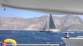 11 July 2015  SAILING Greece Meltemi Extreme Winds [upl. by Aimit]