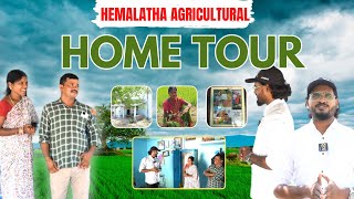 Hemalatha Agriculture HOME TOUR  Telugu Interview  Shiva Studios [upl. by Soirtimid]