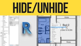 Revit  How to Hide and Unhide Elements in View [upl. by Pulling]