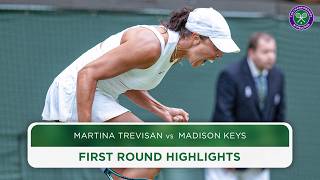 Dramatic second set 😮  Martina Trevisan vs Madison Keys  Highlights  Wimbledon 2024 [upl. by Leamiba]