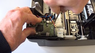 Taking apart Canon inkjet printer TS3150 TS3151 TS3110 TS3180 TS3100 TS series [upl. by Ralyks]