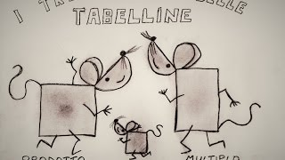 La tabellina del 5 cantata I tre topini delle tabelline Impara subito la sequenza [upl. by Garris]