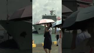 Chinese warship arrives in Sihanoukville port for military exercises with Cambodian navy [upl. by Verena]