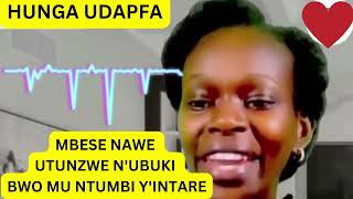 NI AMAGAMBO IMANA YAMPAYE MUBURYO BUTUNGURANYEE EV CLARISSE ARAGARUTSE MUKIGANIRO HUNGA UDAPFA [upl. by Gradey]