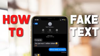 How to make a fake text conversation on iphone [upl. by Rianon]