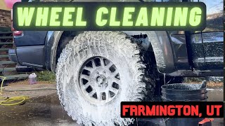 Wheel Cleaning  Farmington UT  VIP Detailing Utah [upl. by Wilkens]