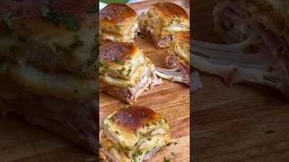 Smoked Ham and Cheese Sliders [upl. by Atinuj333]