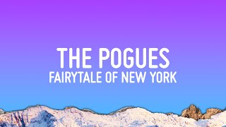 The Pogues  Fairytale Of New York Lyrics ft Kirsty MacColl [upl. by Nageam213]