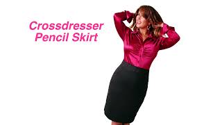 Crossdresser Pencil Skirt  Glamour Boutique [upl. by Nirrej842]