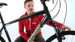 Schwinn Searcher Hybrid Comfort Bike Review from Performance Bicycle [upl. by Aivatan]