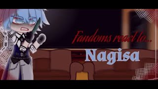 •Fandoms react to each other Nagisa Assassination Classroom•410•PLEASE USE 175 OR 20 [upl. by Clarey]