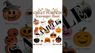 NEW PRINTABLES  FALL AND CHRISTMAS SCAVENGER HUNTS [upl. by Alorac]