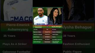 Pierreemerick aubameyang vs Alysha behague compare। [upl. by Emawk442]